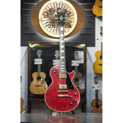 1976 Gibson Les Paul Custom wine red image 2