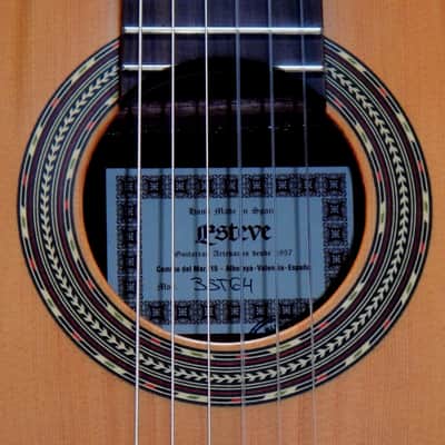 Esteve 3ST 640 short scale classical guitar Made in Spain image 4