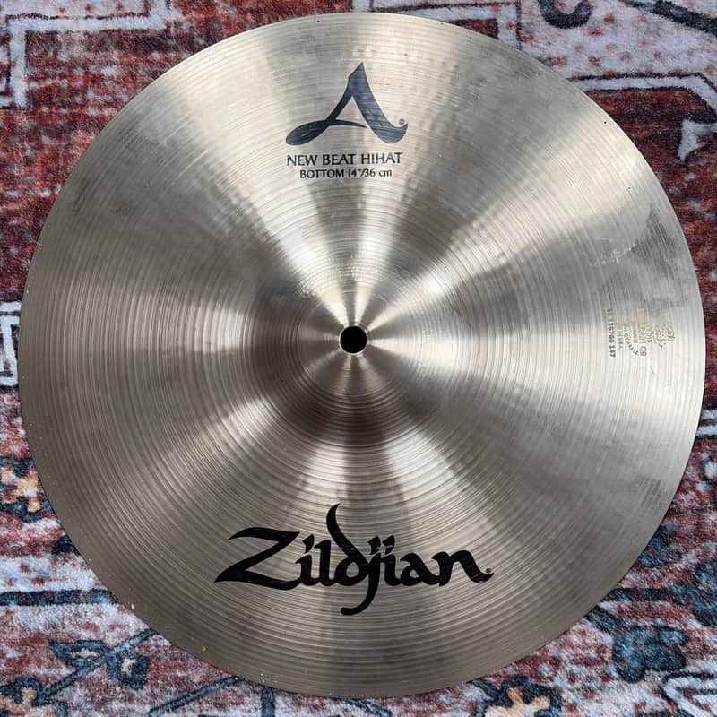 Zildjian 14" A Series New Beat Hi-Hat Cymbals (Pair) 2013 - Present Traditional image 1