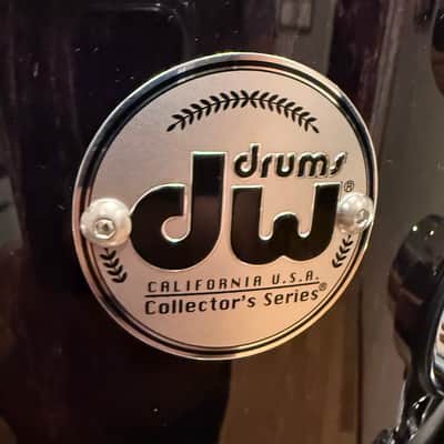 DW Collector's Series 333 Pure Maple 7x10 Rack Tom in Ebony Stain Gloss Lacquer with Chrome Hardware (Rm4) image 3
