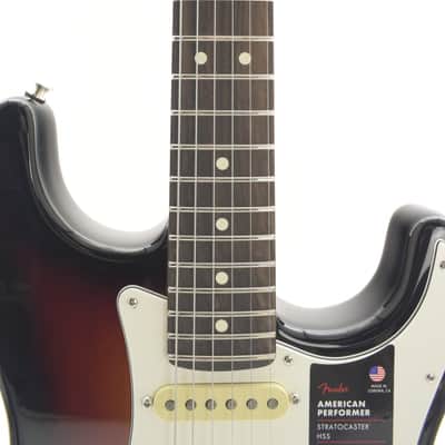 Fender American Performer Stratocaster HSS with Rosewood Fretboard 2024 3-Tone Sunburst image 2