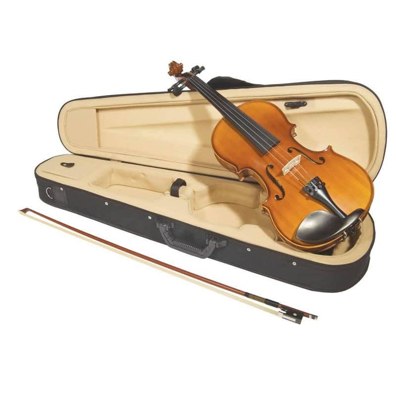 JZ JZ Violin Outfit 1/4, 1/2, 3/4 and 4/4 with Case and Bow image 1