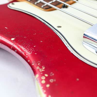 Fender Precision Bass Candy Apple Red 1965 image 12