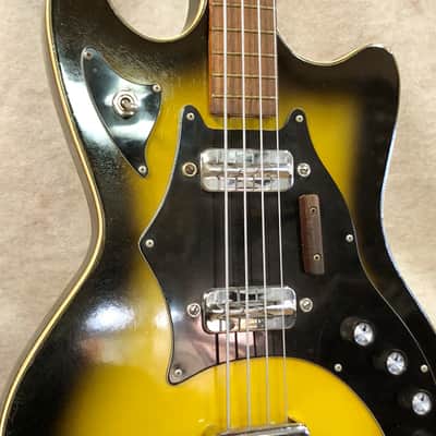 Truetone Electric Bass Guitar 1968 image 3