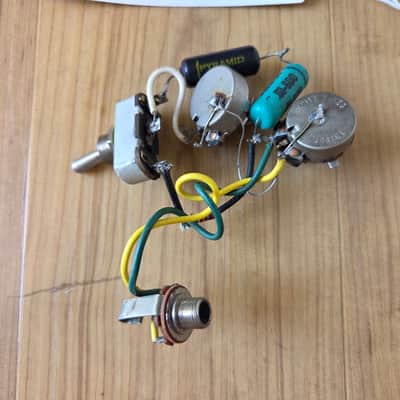 Vintage 1958 Danelectro Wiring Harness! 1 MEG CTS Pots, Switch, Jack! image 3