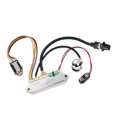 Schaller Germany Flagship Piezo Preamp Kit, 3 way rotary, 16010101