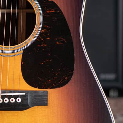 Martin D-28 Satin Dreadnought Acoustic Guitar - 1935 Sunburst with Hardshell Case image 11