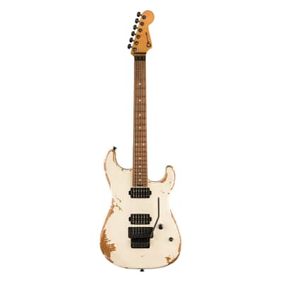 Charvel Pro-Mod Relic San Dimas Style 1 HH FR - Weatherd White image 2