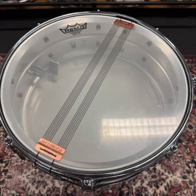 Ludwig No. 404 Acrolite 5x14" 8-Lug Aluminum Snare Drum with Keystone Badge from 1965 image 13