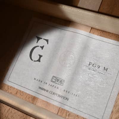 Yamaha FG9 Mahogany #109A image 12