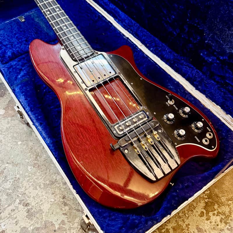 Ovation Magnum I Bass c 1978 - 1980 Cherry original vintage USA - Good