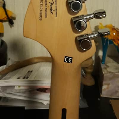 Fender Squier Affinity 'Strat' Stratocaster Black AND a Fender Squier Affinity 'Strat' Stratocaster, 2008 Candy Apple Red with a Maple neck image 4