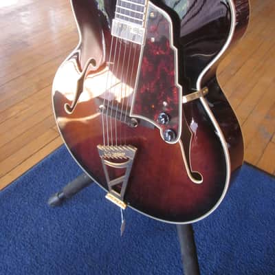 D'Angelico Premier EXL-1 Archtop Electric Guitar Brown Burst w/ Gig Bag DAPEXL1GBRBGT image 9