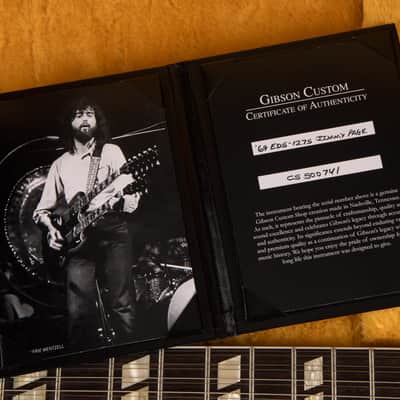 Gibson Custom Shop Jimmy Page EDS-1275 Doubleneck VOS '69 Cherry 11.2 #CS500741 image 22
