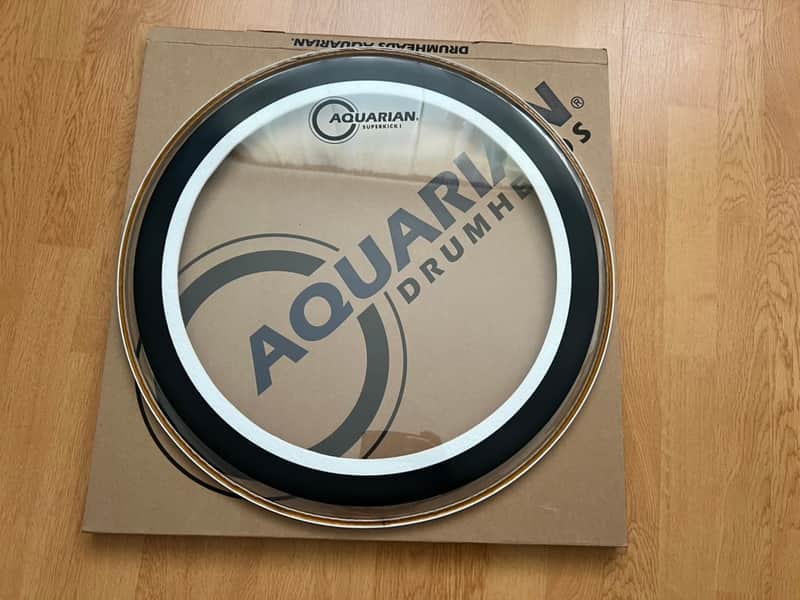 Aquarian SKI22 22" Super Kick I Clear Bass Drum Head image 1