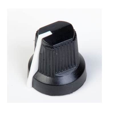 Genuine Fender Black Pointer Knob Amp Replacement image 1