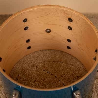 Pearl Session Custom Maple Marine Blue Fade Drum Set image 23