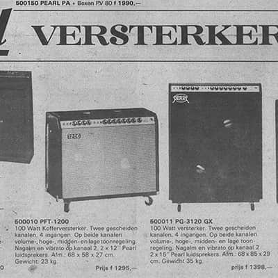 Pearl PB-7100 Buffalo (Bassman clone) 70's image 8