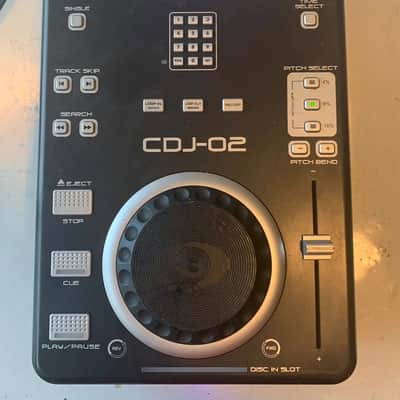 Gemini CDJ-02 DJ CD Player W/ Anti-Shock, Seamless Looping & Large