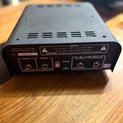 Suhr Reactive Load IR 8 Ohm DI Box with Impulse Responses 2019 - Present - Black image 2