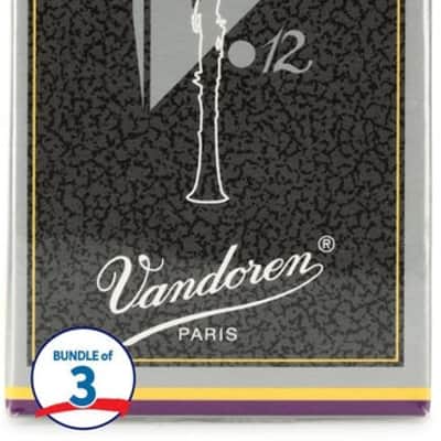 Vandoren V12 Bb Clarinet Reed - 3.0 (30-pack) image 2
