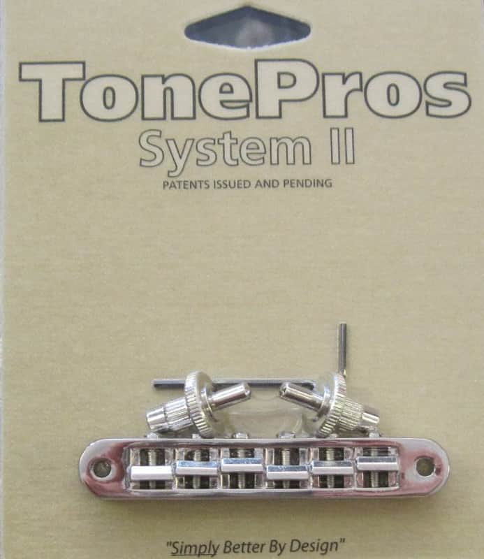 TonePros TP6-N Standard Nashville Style Tuneomatic Nickel image 1