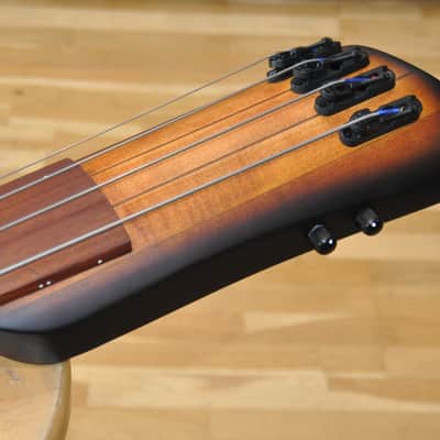 IBANEZ UB804 MOB Mahogany Oil Burst / 4-String Electric Upright Bass / UB804-MOB / I260303080 image 6
