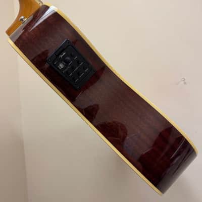 Fender Kingman Acoustic Electric Bass Sunburst w/ HSC B image 6