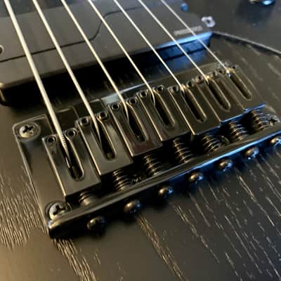 FGN Fujigen Iliad JIL72ASHDEG 2020 7-String Open Pore Black image 10