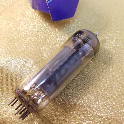 Amperex EL84 6BQ5 D getter AT1000 TESTED Vacuum Tube Philips Sittard X Holland beam power pentode 1954-1960 image 1