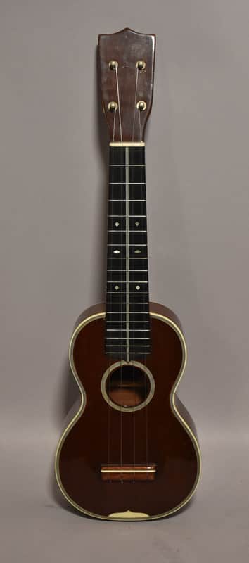 c.Late 1920s Martin Style 3 Soprano Ukulele Mahogany image 1