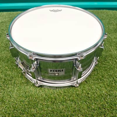 ⚡TAMA Swingstar 14"X6.5" Chrome Steel Snare Drum Made in Japan*NEW HEADS* image 6