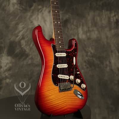 2002 Fender Special Run American Series Stratocaster FLAME MAPLE TOP Aged CSB image 8