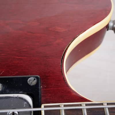 Epiphone Riviera (Japanese Domestic) Vintage 1970s Cherry Vintage Semi-Hollow w/ Hard Case image 9