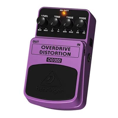 Behringer Overdrive/Distortion OD300 2-Mode Effects Pedal image 2