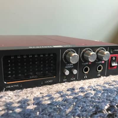 Focusrite Scarlett 18i20 2nd Gen USB Interface + SKB Travel Case w/ Laptop Tray + Cables image 8