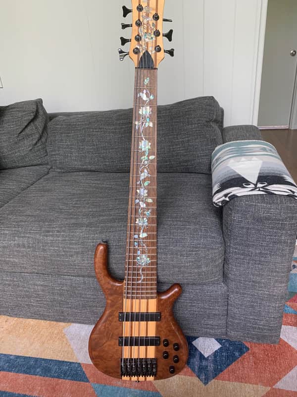 Antonio Tsai 7-String Bass 2008 Natural image 1
