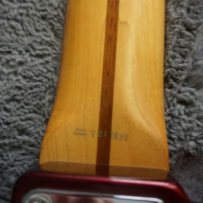 94-95 Fender Japan Jazz Bass Candy Apple Red w/ Gig Bag image 20