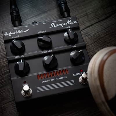 Hughes & Kettner StompMan Guitar 50-watt Amplifier Pedal Bundle with Polsen HPC-A30-MK2 Studio Monitor Headphones image 6