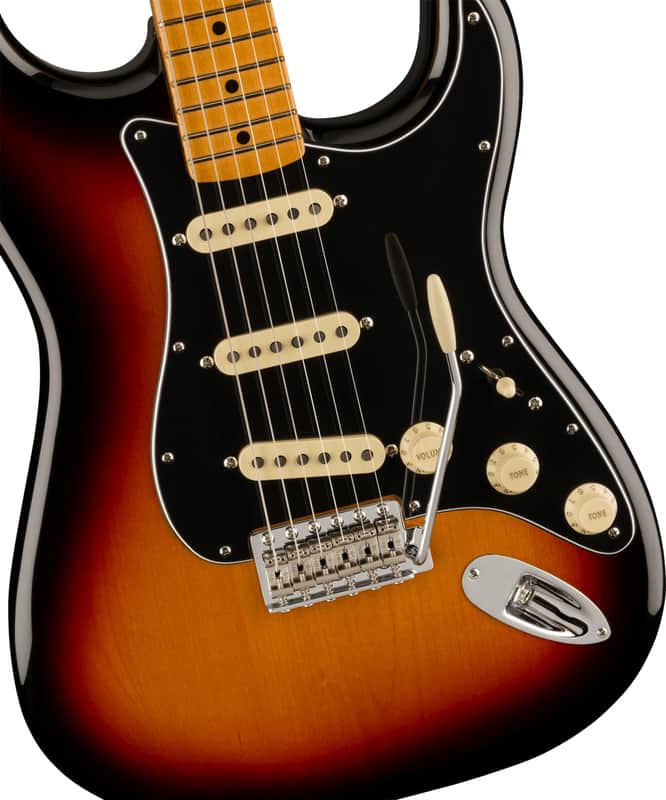 Fender Vintera II '70s Stratocaster Electric Guitar, Maple Fingerboard, 3-Color Sunburst w/ Gig Bag image 1
