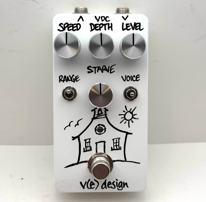VFE Pedals Old School vintage tremolo - White + Silver image 1