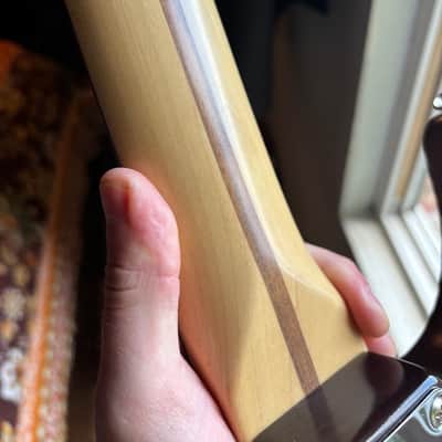 2005 Fender Highway One Stratocaster Cocoa Transparent image 6