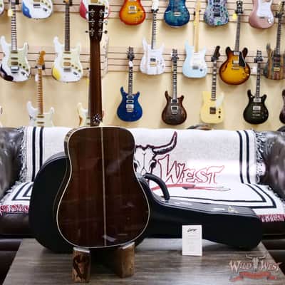 Collings D Serise Dreadnought D2H Sitka Spruce Top East Indian Rosewood Back & Sides 42 Style Snowflake Inlays Natural 4.75 LBS image 9