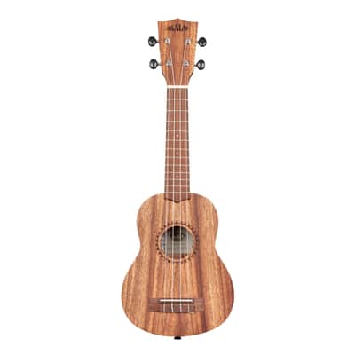 Kala KA-TEAK-S Teak Soprano Ukulele, Nandu Fretboard, Natural Satin image 1