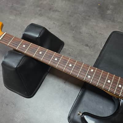 1973 Fender Stratocaster Heavy Relic American Vintage 70s 1970's USA Strat Black Rosewood Electric Guitar Oversized Headstock image 10