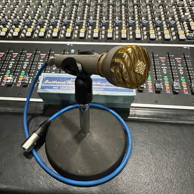 AKG/Telefunken D 19 B Cardioid Dynamic Microphone 1960s - Gold/Gray image 3