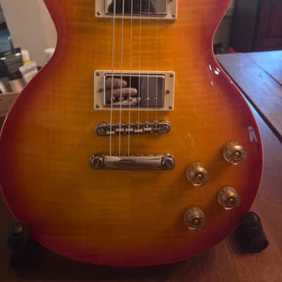 Epiphone Les Paul 1960s Tribute Plus 2010s - Cherry Sunburst image 1