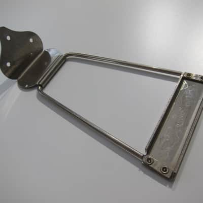 Harmony & Silvertone Archtop & Flat Top Guitar Tailpiece Authentic Vintage Part Circa-1950s-1960s-Nickel Silver image 4