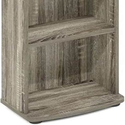 8-Shelf Media Storage Cabinet – DVD, CD & Video Game Tower Rack Organizer Shelf image 1