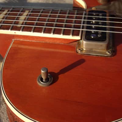 Immagine Gretsch ROUNDUP 6130 1955 - Orange "G" brand & All Western features Cactus & Cowboy Leather bound body - 9
